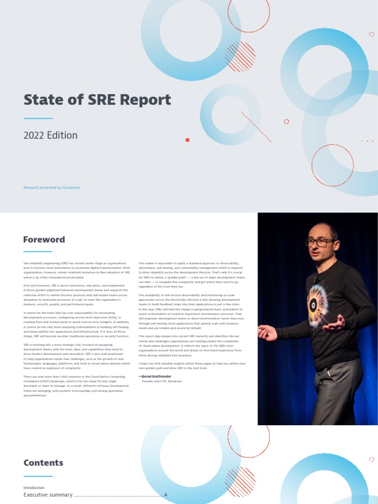RP State of Sre Report 2022 | PDF | Reliability Engineering ...