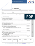 Datos CINTA TRACEADORA