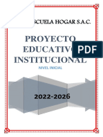 Proyecto Educativo Institucional Inicial 2022