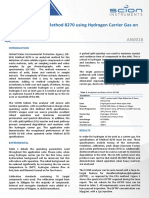 0018AN - Performance of Method 8270 Using Hydrogen Carrier Gas