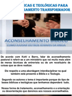 Bases bíblicas e teológicas para um aconselhamento transformador