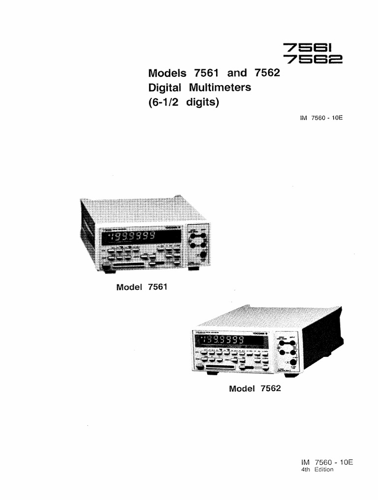 YOKOGAWA 7561(6-1/2) & 7651( DC Source)