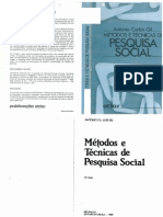 GIL, Antonio Carlos - MÃ©todos e tÃ©cnicas de pesquisa social