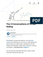 The 3 Conversations of Virtual Selling 