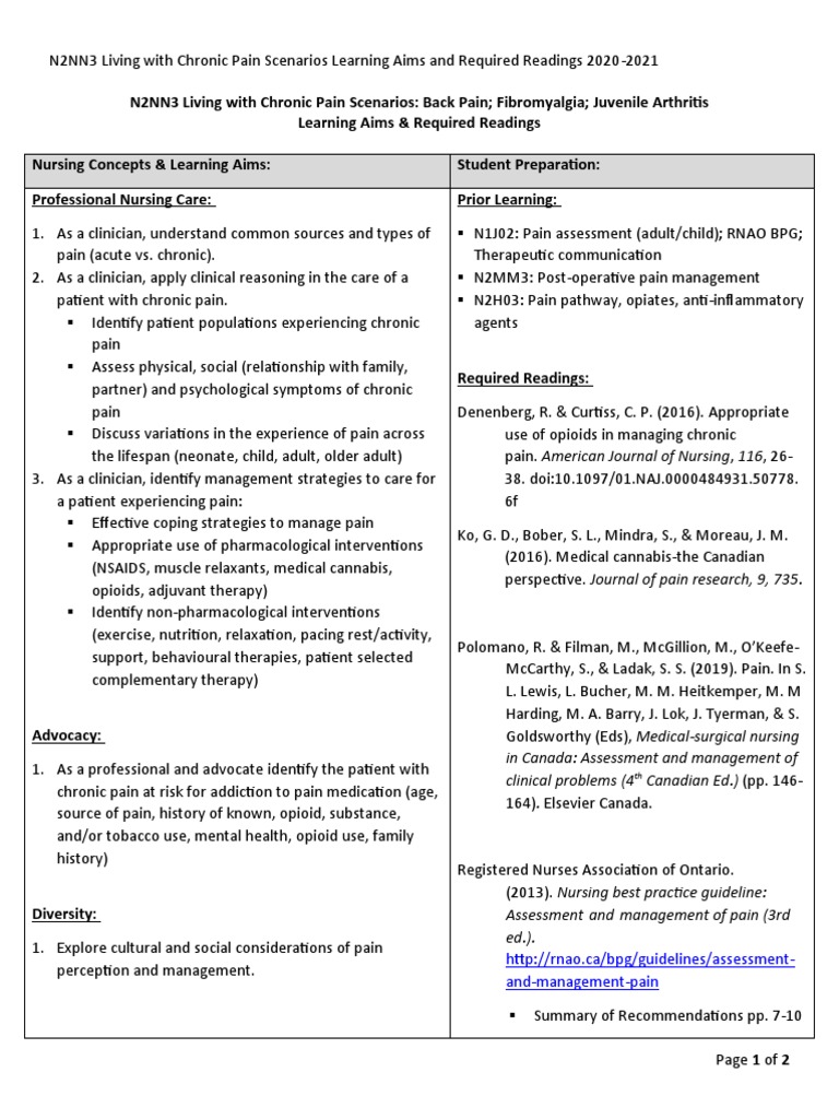 Understanding Chronic Pain Management | PDF | Pain | Causes Of Death
