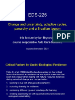 03 - EDS-225 (2021) Change, Uncertainty, Adaptive Cycles and Panarchy (Ian)