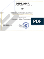 PATRICK LUIS TENCERA ELESPURU OFIMATICA 8211 MICROSOFT OFFICE 2019 Diploma de Ofimatica 2019 Camara Latinoamericana de Comercio