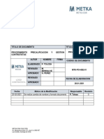 MTK-PO-01 Procedimiento Precalificación y Gestion Contratistas