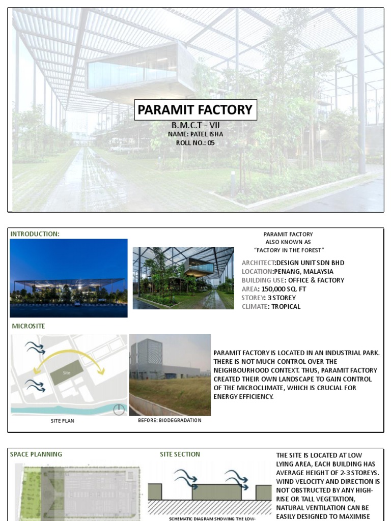 Paramit Factory: Forest Architecture Design | PDF | Building Insulation ...