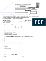 I Examen Matematicas I Periodo