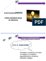 Empredimiento, Ideas de Negocio