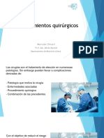 Fisiopatología Procedimientos quirúrgicos