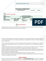 Planificación didáctica para Diagnóstico de Mercados