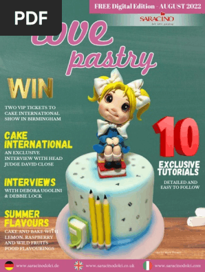 Saracino We Love Pastry Free Monthly Magazine August 2022