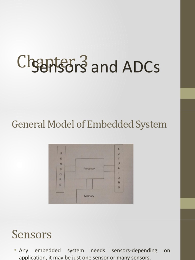 Chapter 3 PDF Analog To Digital Converter Sensor
