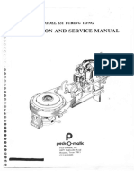 Peck-O-Matic Model 631 Operation and Service Manual