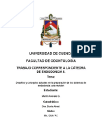 Desafíos y Conceptos Actuales en La Preparación de Los Sistemas de Endodoncia Martín Arévalo 6A