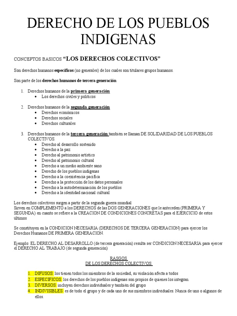Derecho de Los Pueblos Indigenas | PDF | Estado (política) | Justicia