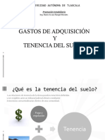 Gastos de Adquisición Exposicion