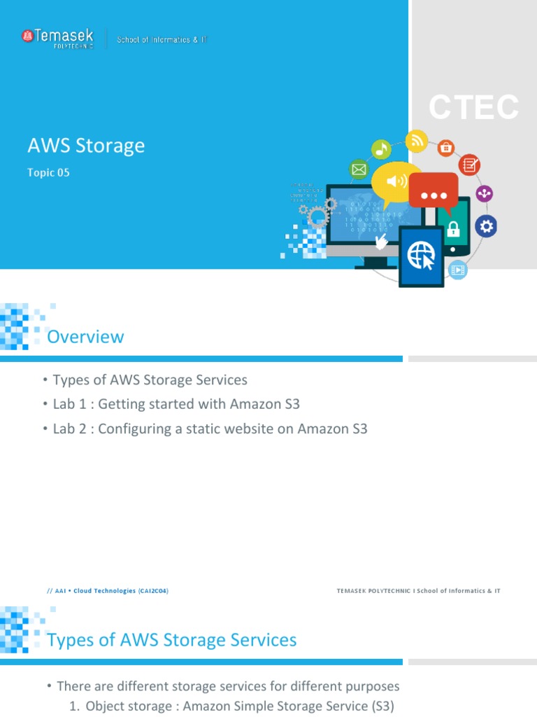 5 AWS Storage PDF Amazon Services Cloud Computing