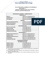 Cronograma de Actividades 2022 Reprogramado