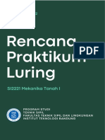 Rencana Praktikum Luring Prodi Sarjana T Sipil ITB Mekanika Tanah(1)