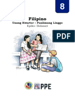 Filipino8 q1 Melc5 Epiko-Bidasari Sanhi-At-Bunga