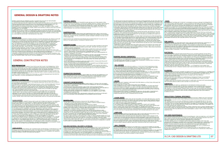 General Construction Guidelines for Log Homes | PDF | Framing ...