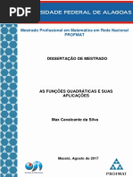 As Funções Quadráticas e Suas Aplicações