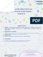 Utilizamos La Estadística para Realizar Un Estudio Sobre Cómo Se Expresa Nuestra Salud en La Alimentación, Actividad Física y Emociones