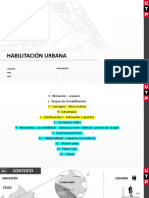 Habilitación Urbana - Taller V