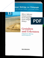 Gestalten Und Erkennen - Ästhetische Bildung Und Kompetenz (Erlanger Beiträge Zur Pädagogik) HG .V, Oliver Jahrhaus