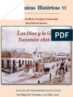 Los Días y La Gente. Tucumán 1816 + Crónicas Históricas VI - Sara Peña - Elena Perilli