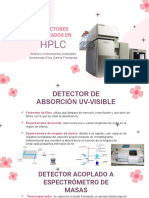 Detectores HPLC UV-Vis, MS y otros menos de