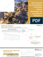 Plan Sectorial de Accesibilidad y Movilidad Urbana Sustentable de Chihuahua (PSAMUS