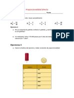 Proporcionalidad Directa 1