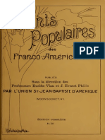 Chants Populaires Des Franco-Americains