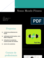 Mercado Fitness - Slide (História)