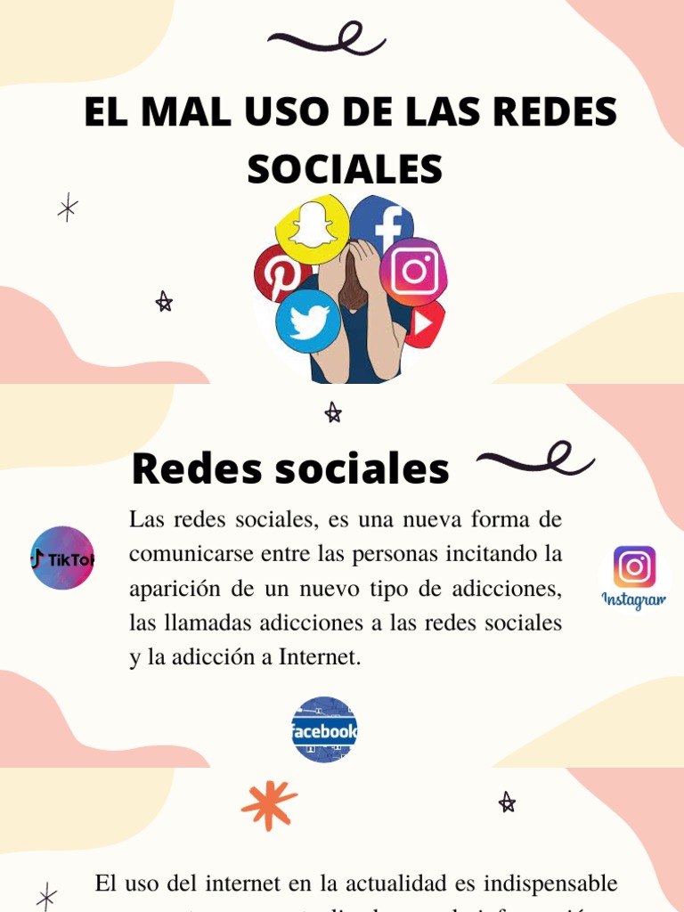 Mal Uso de Las Redes Sociales | PDF