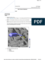 303-01 - 2.3L EcoBoost - General Procedures - Valve Clearance Adjustment