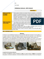Guía de Trabajo Artes y Pauta Evaluación Diorama Literaria