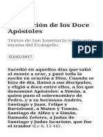 La Eleccion de Los Doce