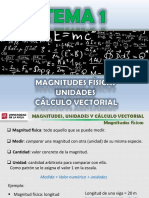 Magnitudes Unidades y Calculo Vectorial