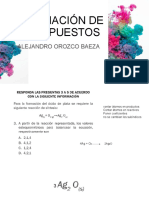 Formulación de Compuestos