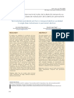 Tipo de Arcada y Plano Terminal Molar de La Dentición Temporal y Su Correlación Con Las Clases de Maloclusión de La Dentición Permanente