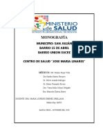 Monografia Analisis de Situacion en Salud Barrio Montevede