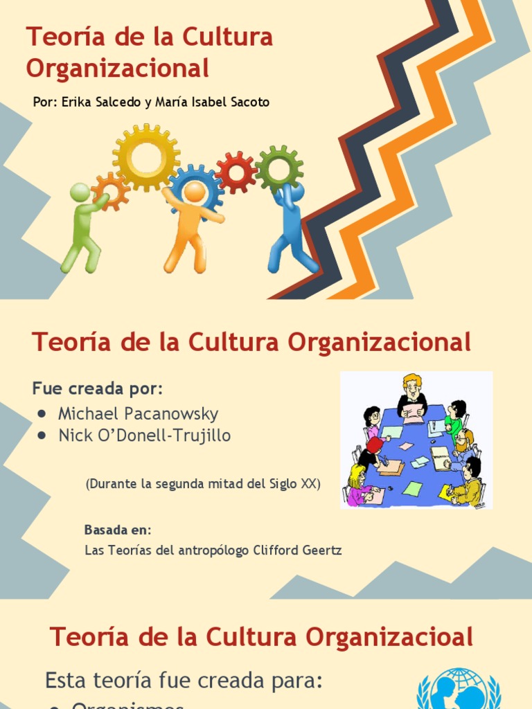 Teoria de La Cultura Organizacional | PDF | Etnografía | Teoría
