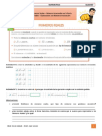 4 Año - CLASE N2 - Numeros Reales - Irracionales en La Recta Real - Intervalo Real - Operaciones