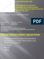 Materi Sumber Hukum Islam AIK