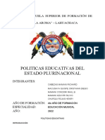 Políticas Educativas Bolivia